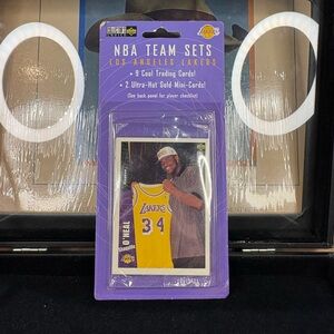 1997 NBA Team Sets Los Angeles Lakers Cards Kobe Bryant Shaq new sealed vtg